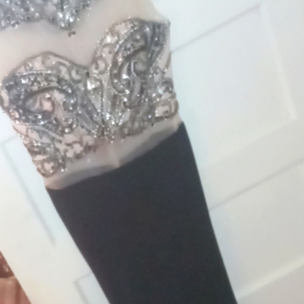 Cleopatra style black formal  dress